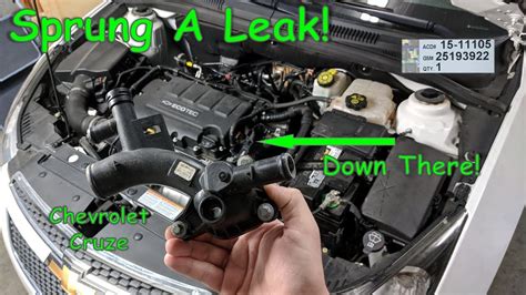 chevy cruze coolant reservoir leak|1.4